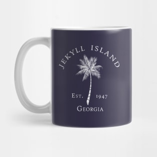 Jekyll Island Georgia Vintage Palm Old Style Mug